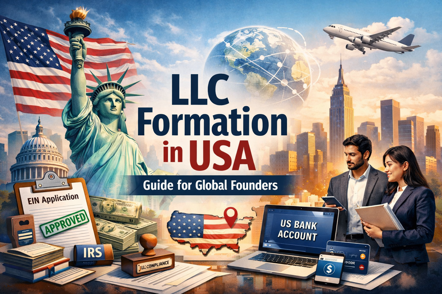 LLC Formation in USA: The Strategic Gateway for Global Founders